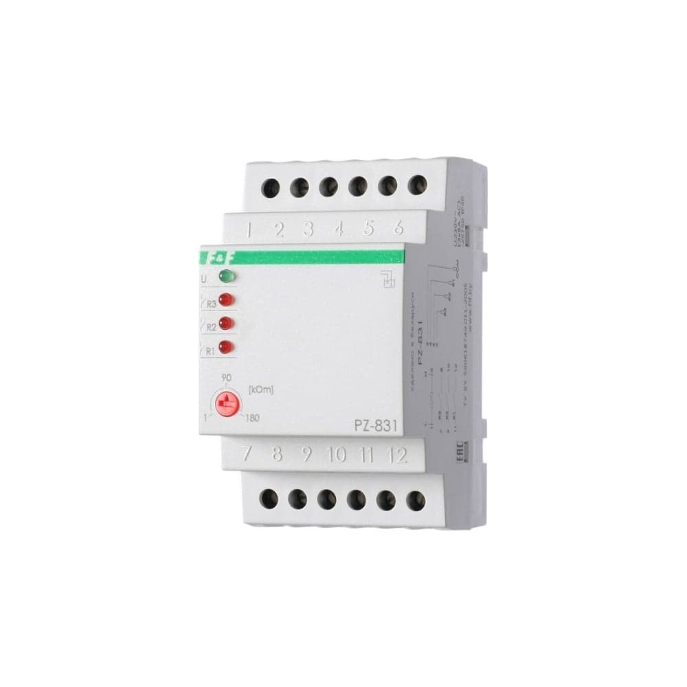 Трехуровневое реле контроля уровня жидкости F&amp;F PZ-831, EA08.001.004 - 2