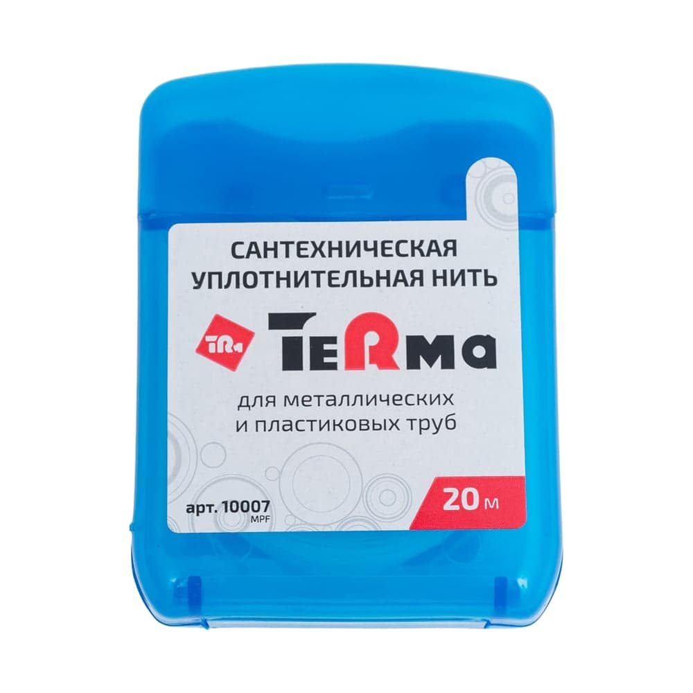 Нить уплотнительная для резьбовых соединений Terma 20 м, в блистере 10007 16567