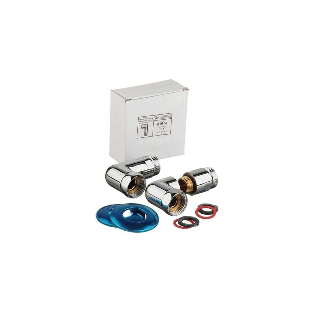 Уголок для полотенцесушителя Terma 1"х1", пара, в блистере 01514 29165