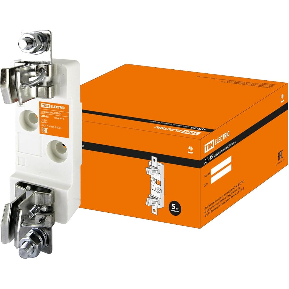 Держатель плавких вставок ДП-35 TDM ELECTRIC габарит 1 250А SQ0713-0042