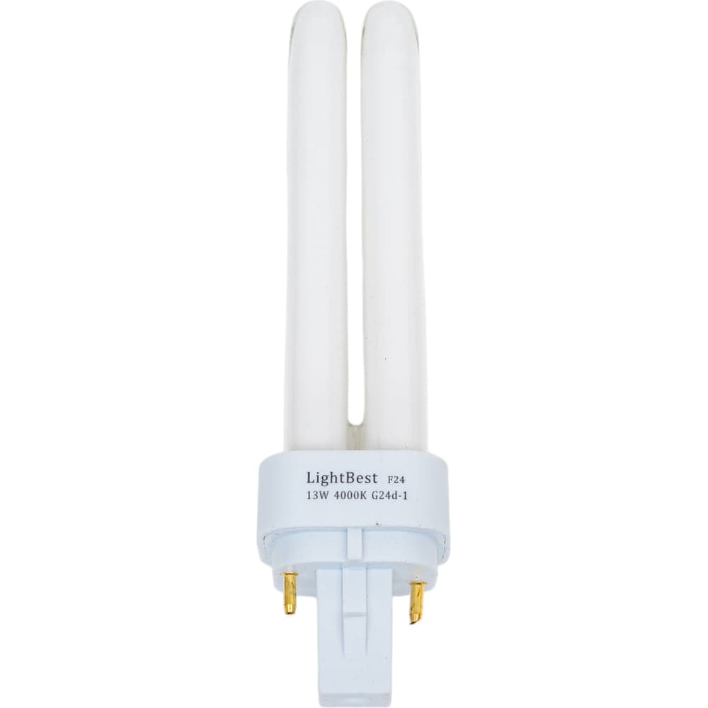 Лампа люминесцентная LightBest lbl d 71007 13w 4000k g24d-1 701071007