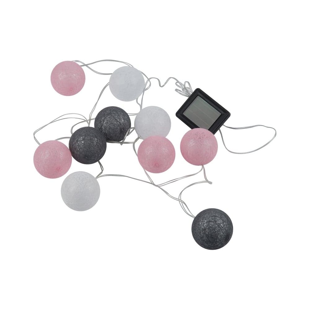Садовая гирлянда на солнечной батарее Uniel USL-S-230/PM1800 COTTON BALLS-1 UL-00011593
