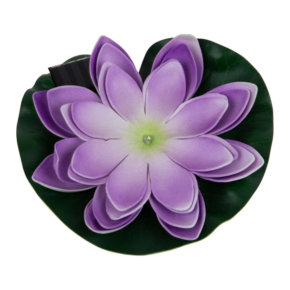 Садовый светильник на солнечной батарее Uniel USL-S-828/PT060 PURPLE WATERLILY UL-00011601