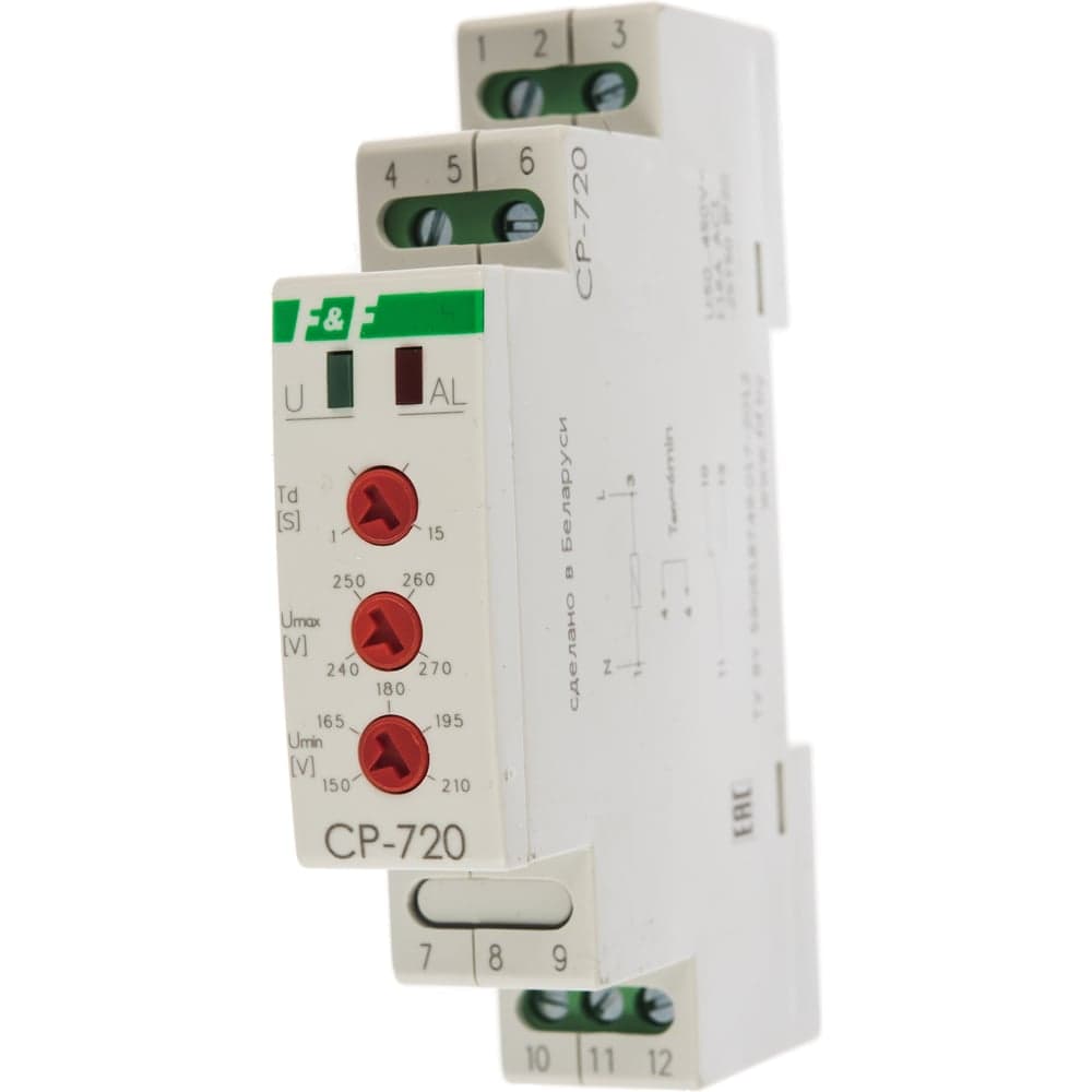 Реле напряжения F&amp;F, CP-720 EA04.009.002