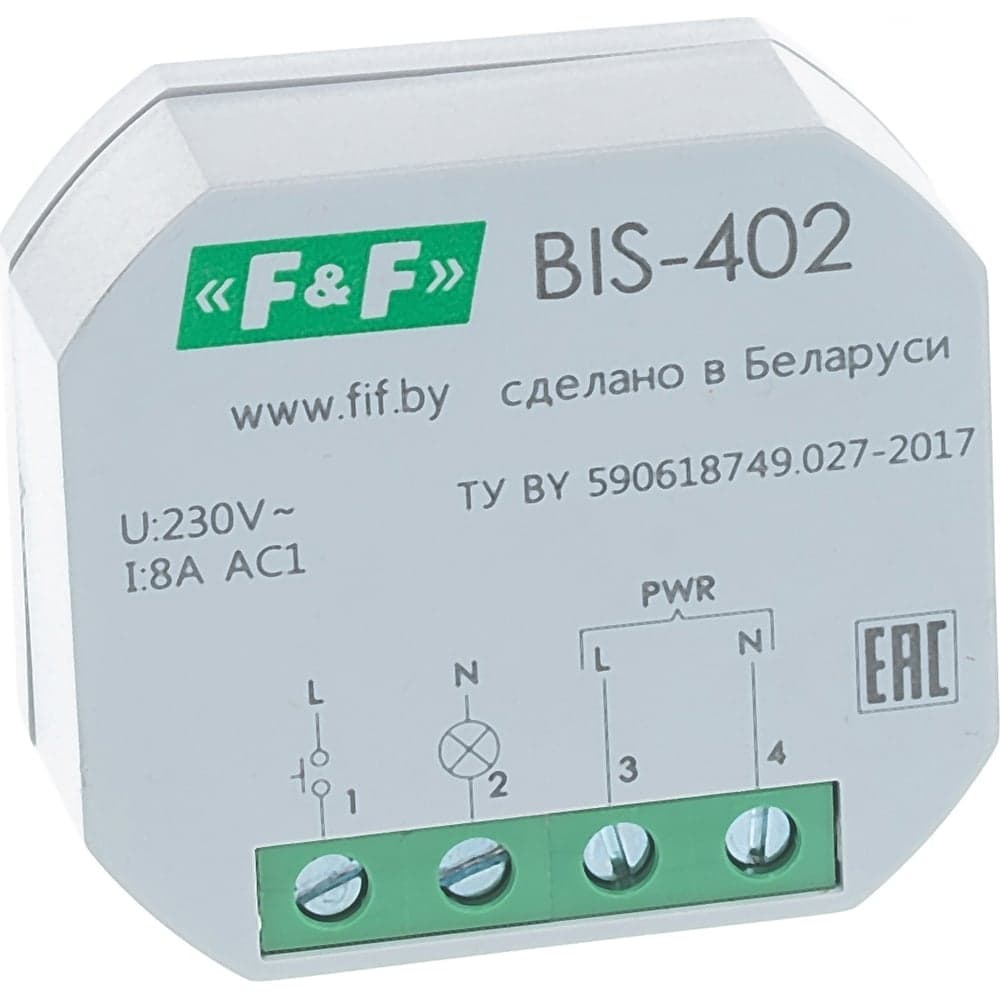 Бистабильное реле F&F BIS-402 EA01.005.002