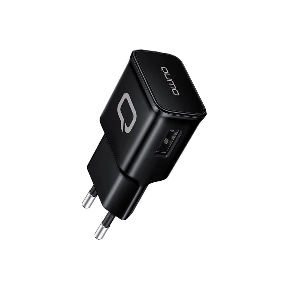 Сетевое зарядное устройство QUMO Energy Charger 001, 1 USB, 1A, черный 30503