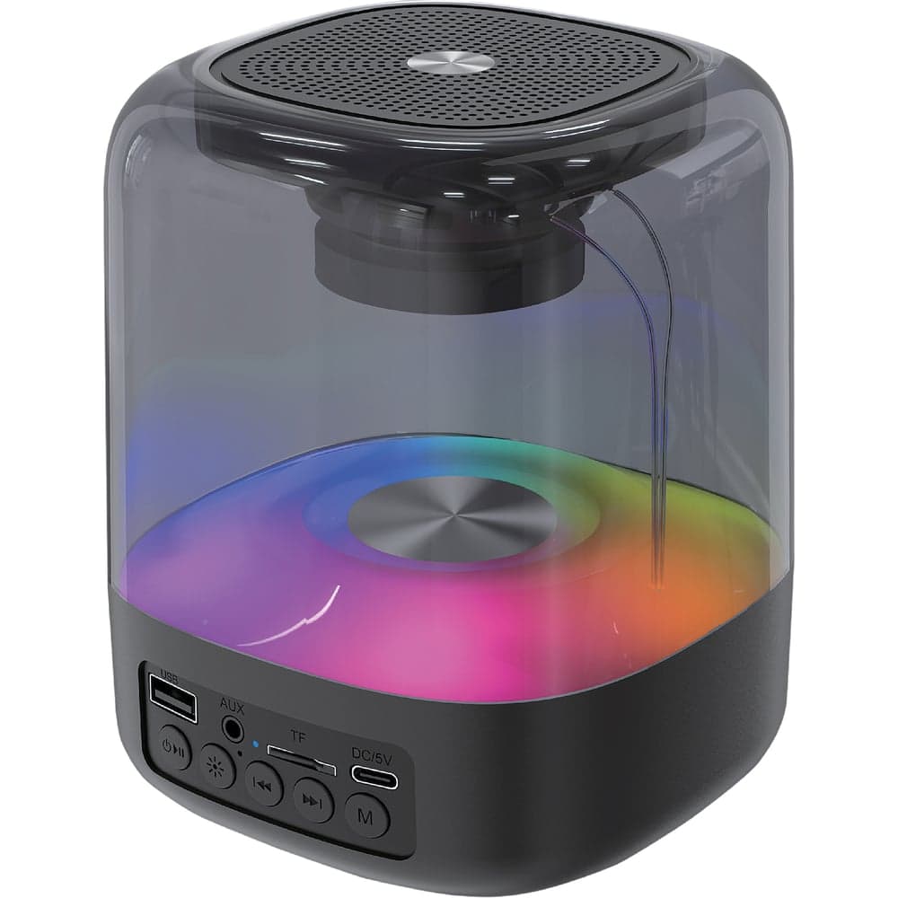Акустическая система QUMO Plasma ВТ 0082, объемное звучание, RGB подсветка отключаемая , USB+MicroSD+Jack 3,5мм + Блютуз 42085
