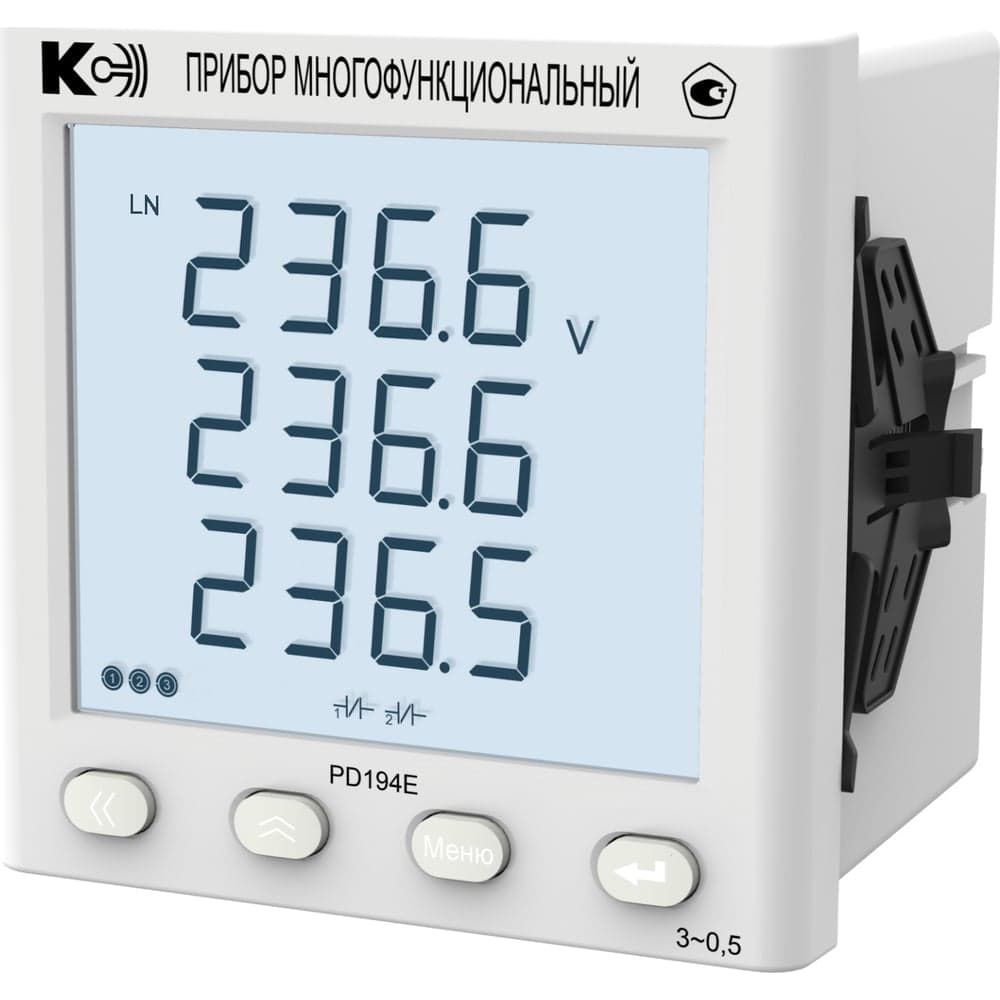Многофункциональный прибор КС PD194E-9K3T-11121-5А/5А-500В-4…20мА-3.4-0.5 59185030