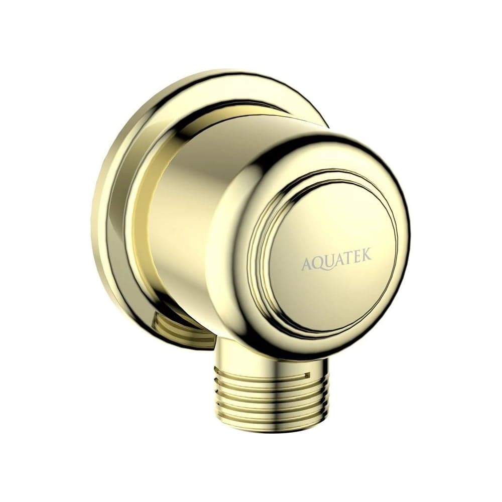 Шланговое подсоединение Aquatek КЛАССИК полированное золото AQ2461PG 00000135429