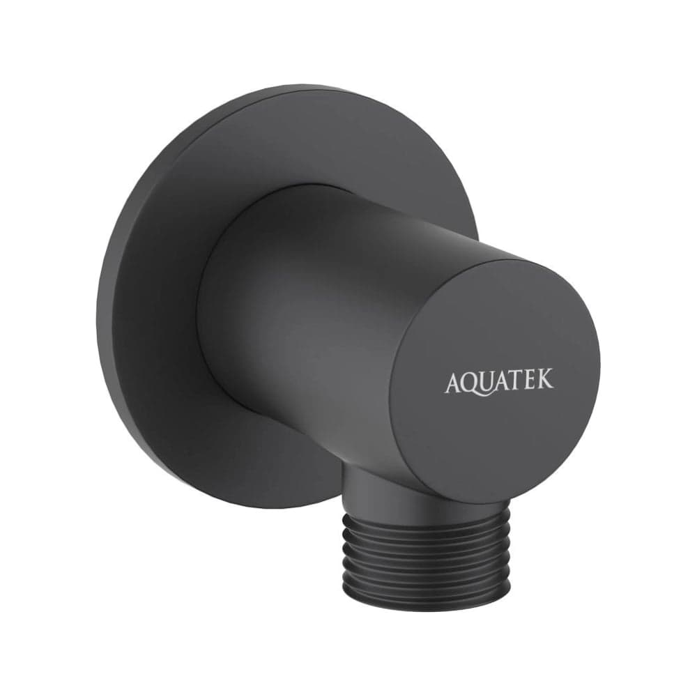 Шланговое подсоединение Aquatek матовый черный AQ2456MB 00000135418