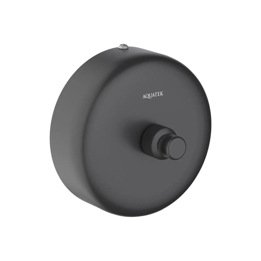 Веревка для белья AQUATEK 2.5 м, в комплекте с держателем, матовый черный AQ4994MB 00000135735