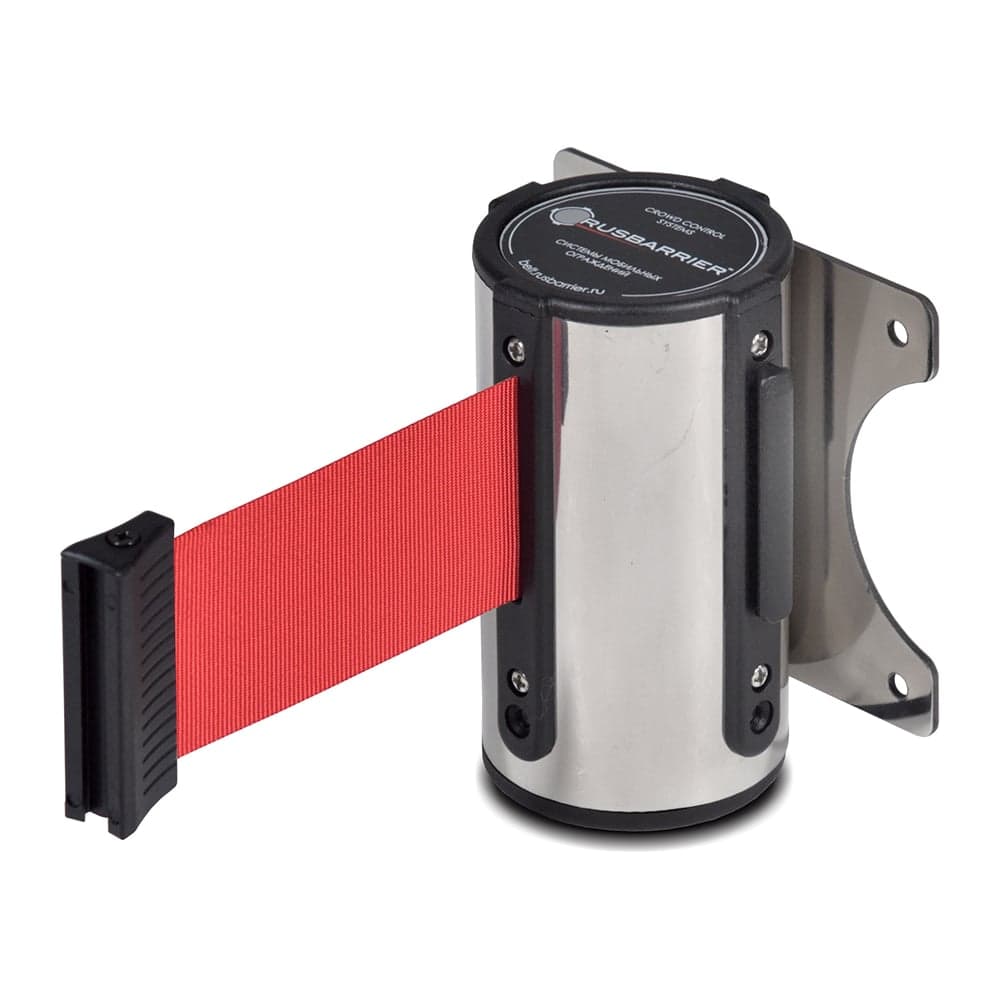 Комплект настенный блок с лентой и фиксатор Rusbarrier KP-NB-26322 red