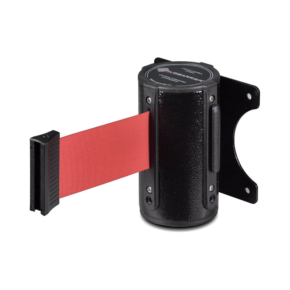 Комплект настенный блок с лентой и фиксатор Rusbarrier KP-NB-37635 BLACK red