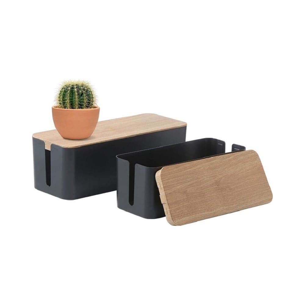 Органайзер CS-BOX-BL черный/бамбук Cactus 1895564