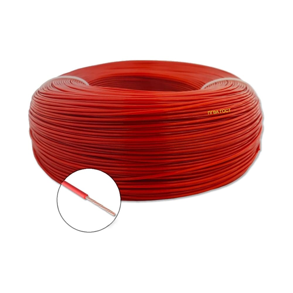 Провод автомобильный ПГВА ПРОВОДНИК 1x10 мм2 Красный 1м OZ480599L1