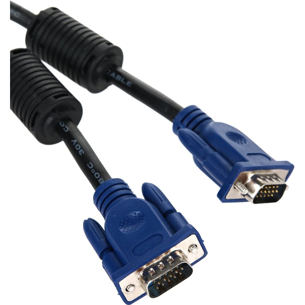 Кабель AOpen/Qust монитор-SVGA card 15M-15M 1,8м 2 фильтра ACG341AD-1.8M