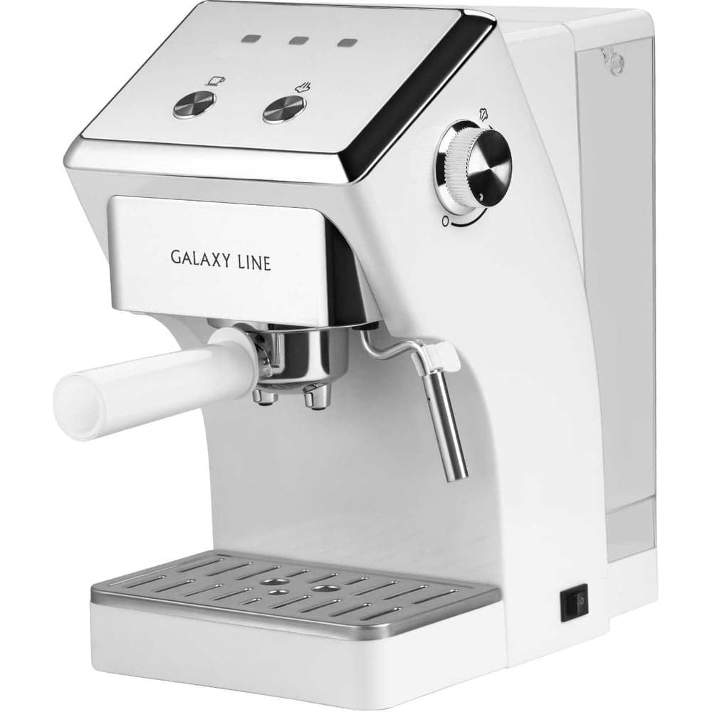 Кофеварка электрическая Galaxy LINE GL 0756 белая, 1500 Вт 7010407561