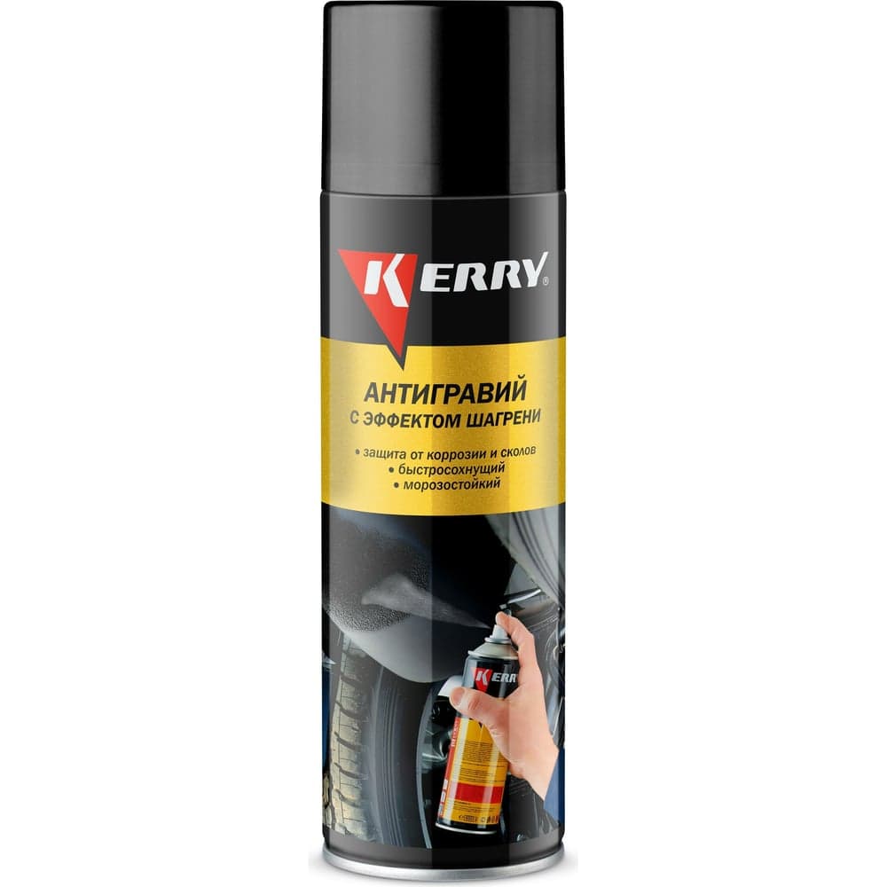 Антигравийное покрытие с эффектом шагрени (черный) KERRY KR-971.2