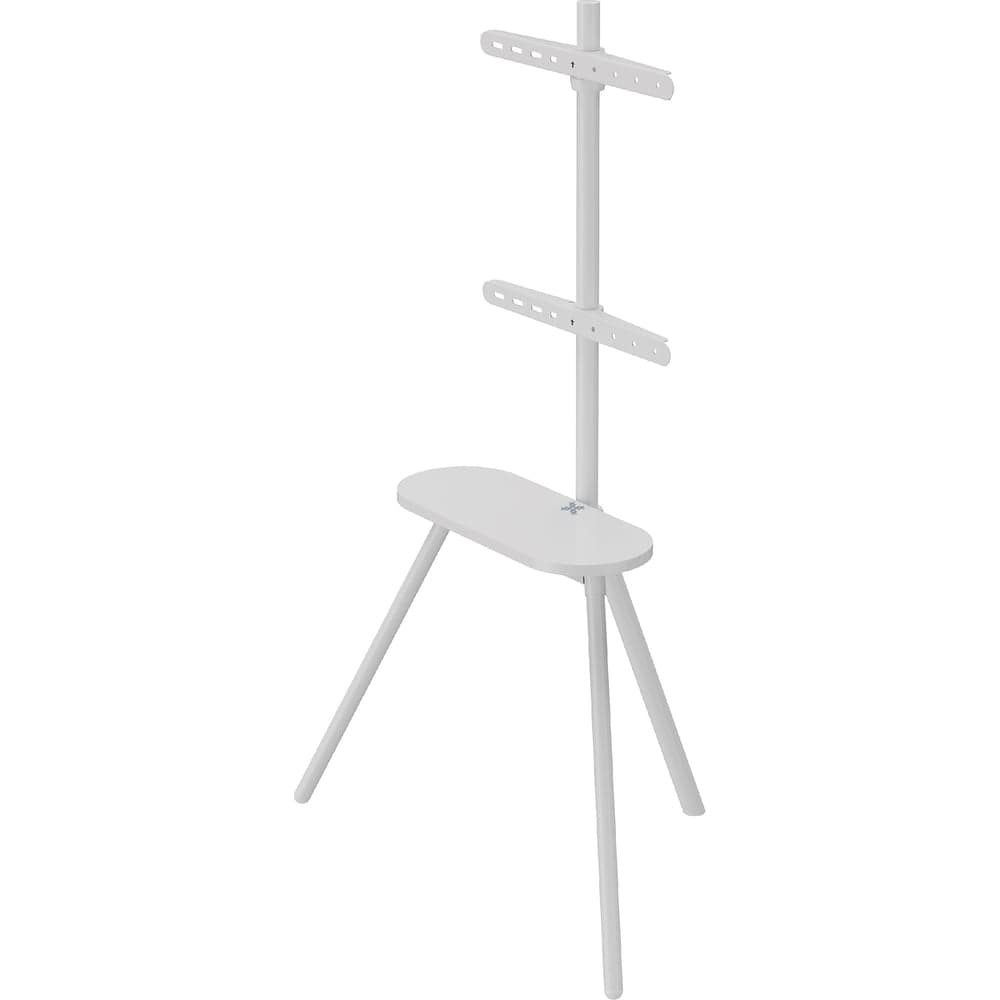 Стойка UNITEKI ST005NW для телевизора мобильная, напольная с полкой, диагональ 37-65 дюймов, подставка на пол для ТВ и монитора SNM005NW