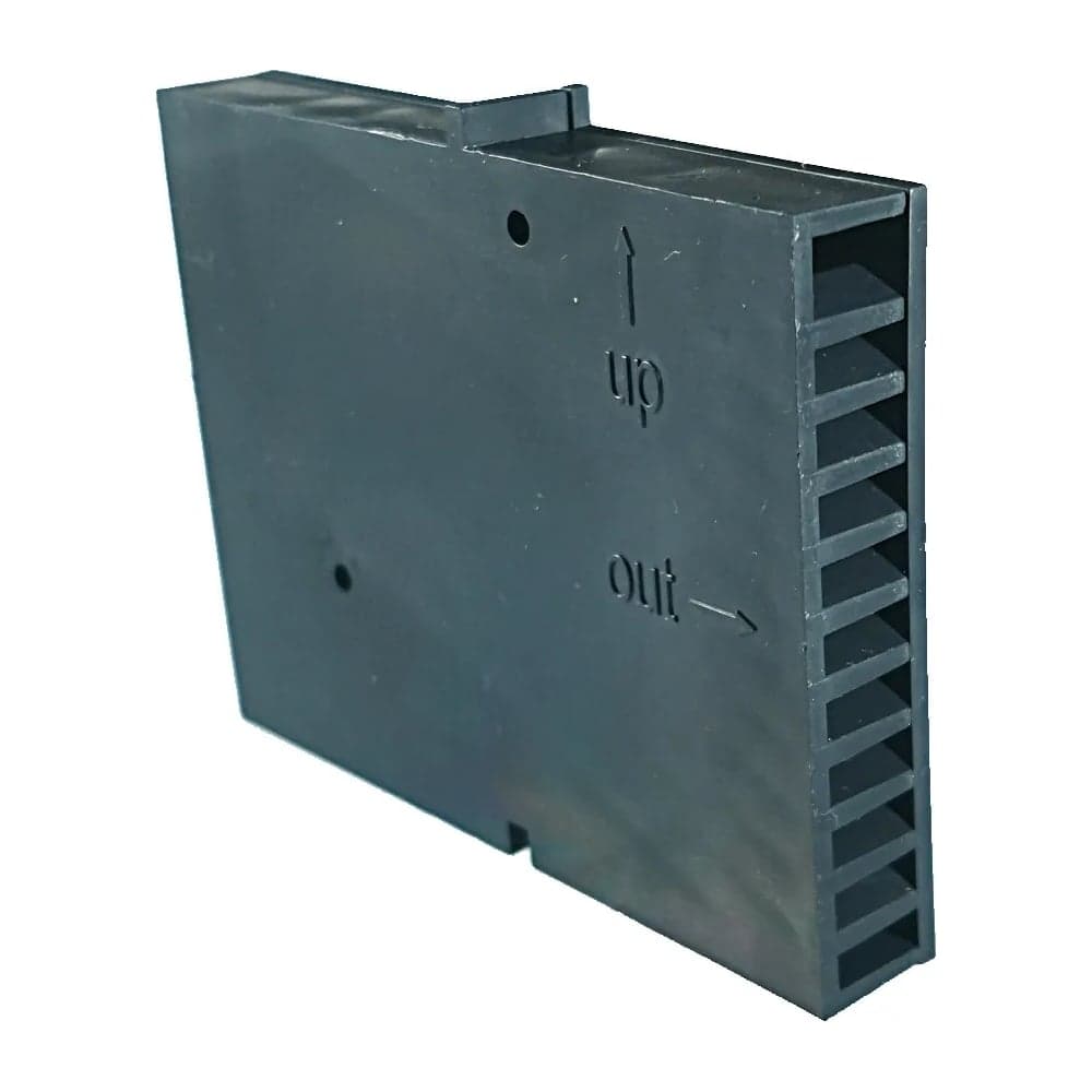 Вентиляционный короб Росдюбель 60x80x12, черная, 150 шт 20-0920