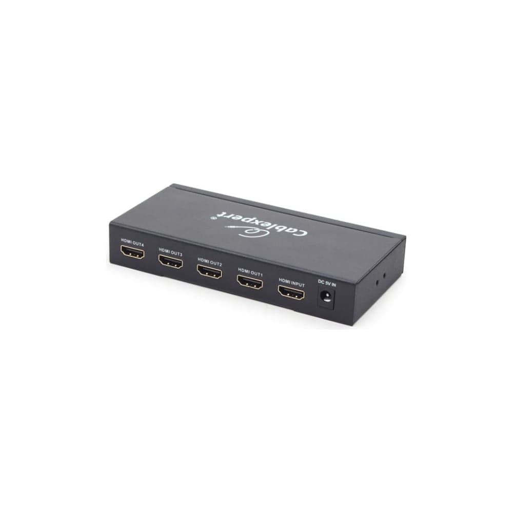Разветвитель Cablexpert HDMI HD19F/4x19F, 1 компьютер=4 монитора, Full-HD, 3D, 1.4v DSP-4PH4-02