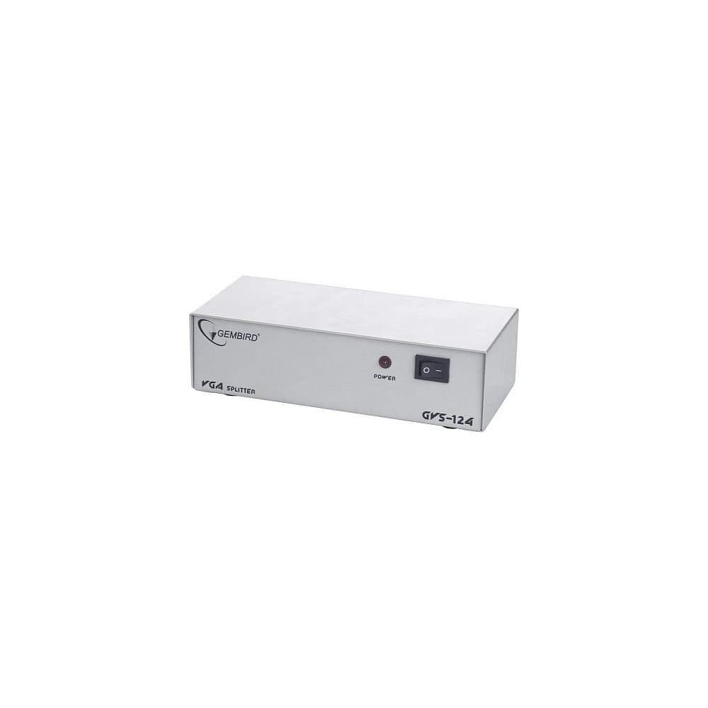 Разветвитель VGA Cablexpert GVS124 HD15F/4x15F 1 компьютер - 4 монитора каскадируемый
