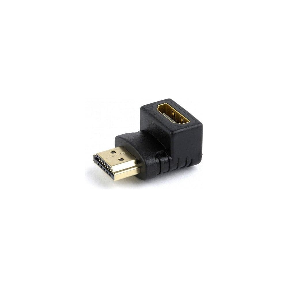 Переходник HDMI-HDMI Cablexpert, 19F/19M, угловой соединитель 90 градусов, A-HDMI90-FML