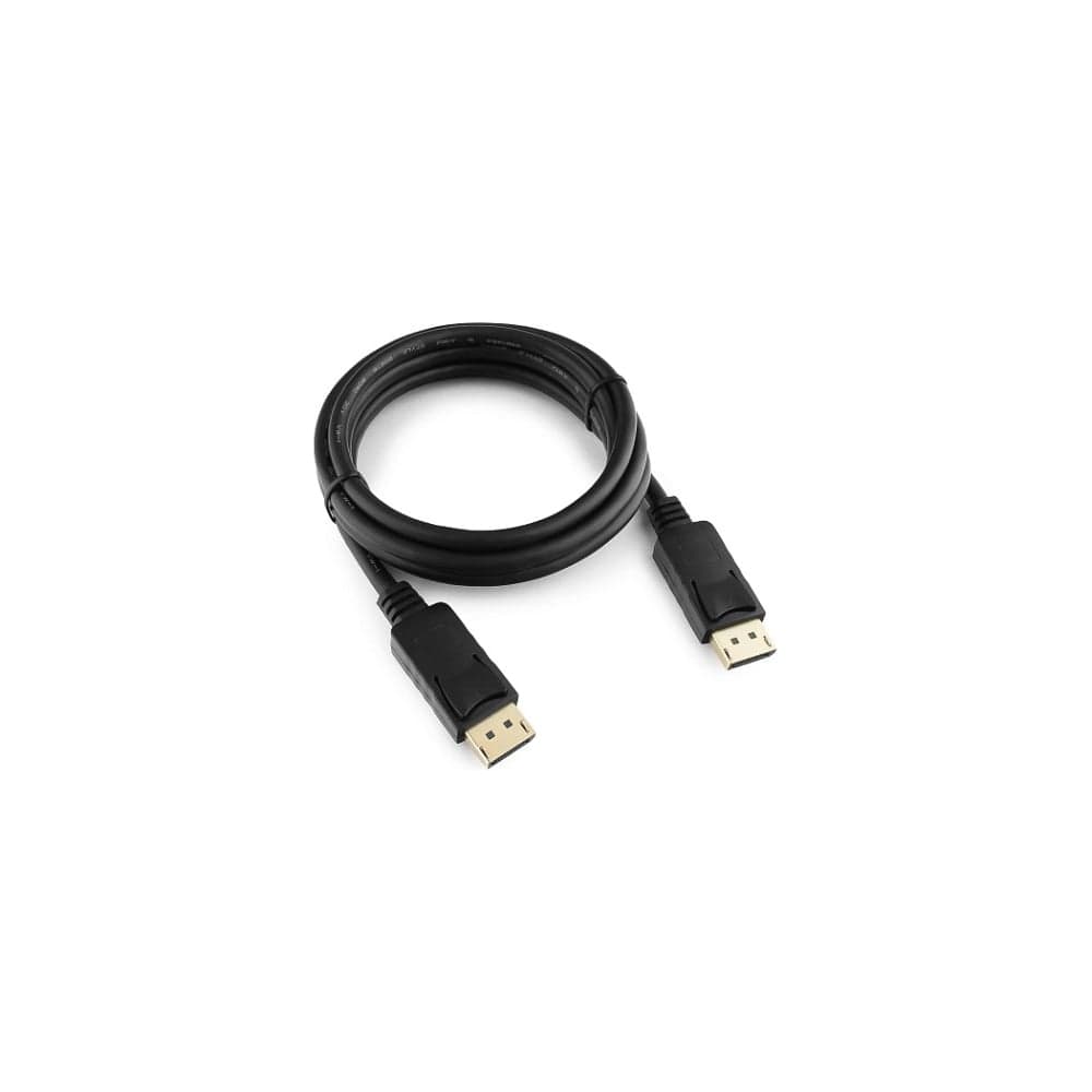 Кабель Cablexpert DisplayPort v1.2, 1.8м, 20M/20M, черный, экран, пакет CC-DP2-6