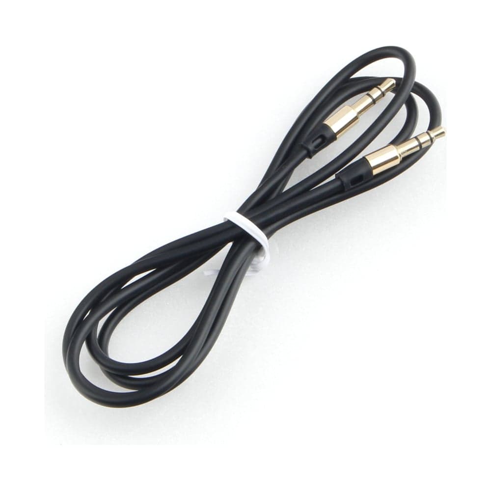 Аудио кабель Cablexpert Jack 3.5(M)/Jack 3.5(M), Mobile, 1м, черный, коробка CCAB-01-35MM-1MB