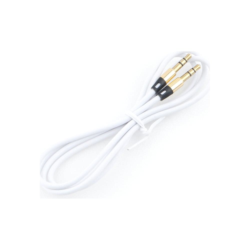 Кабель аудио Cablexpert Jack 3.5(M)/Jack 3.5(M), Mobile, 1м, белый, пакет, CCAB-01-35MM-1MW