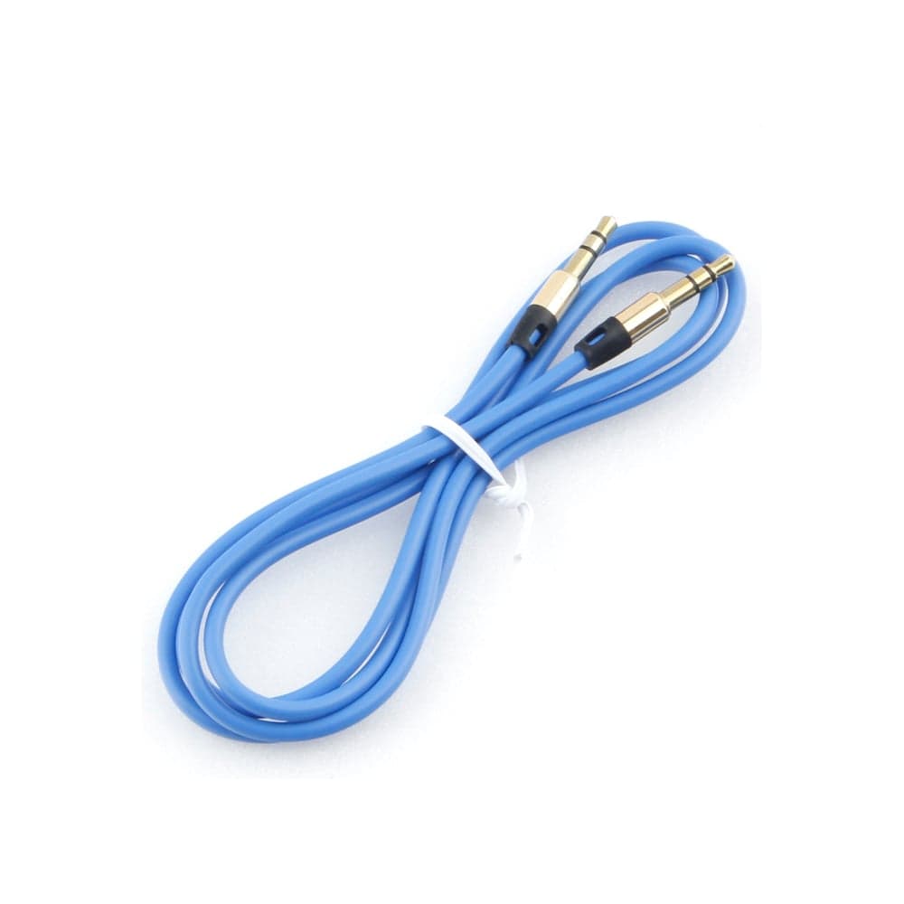 Аудио кабель Cablexpert Jack 3.5(M)/Jack 3.5(M), Mobile, 1м, синий, коробка CCAB-01-35MM-1MU