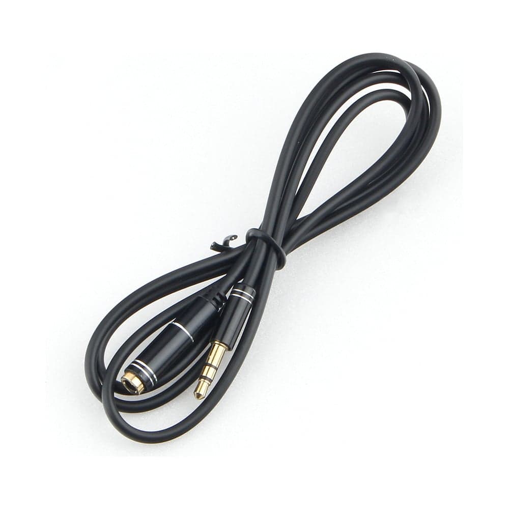 Кабель-удлинитель аудио Cablexpert Jack 3.5(M)/Jack 3.5(F), Mobile, 1м, черный, коробка CCAB-02-35MF-1MB