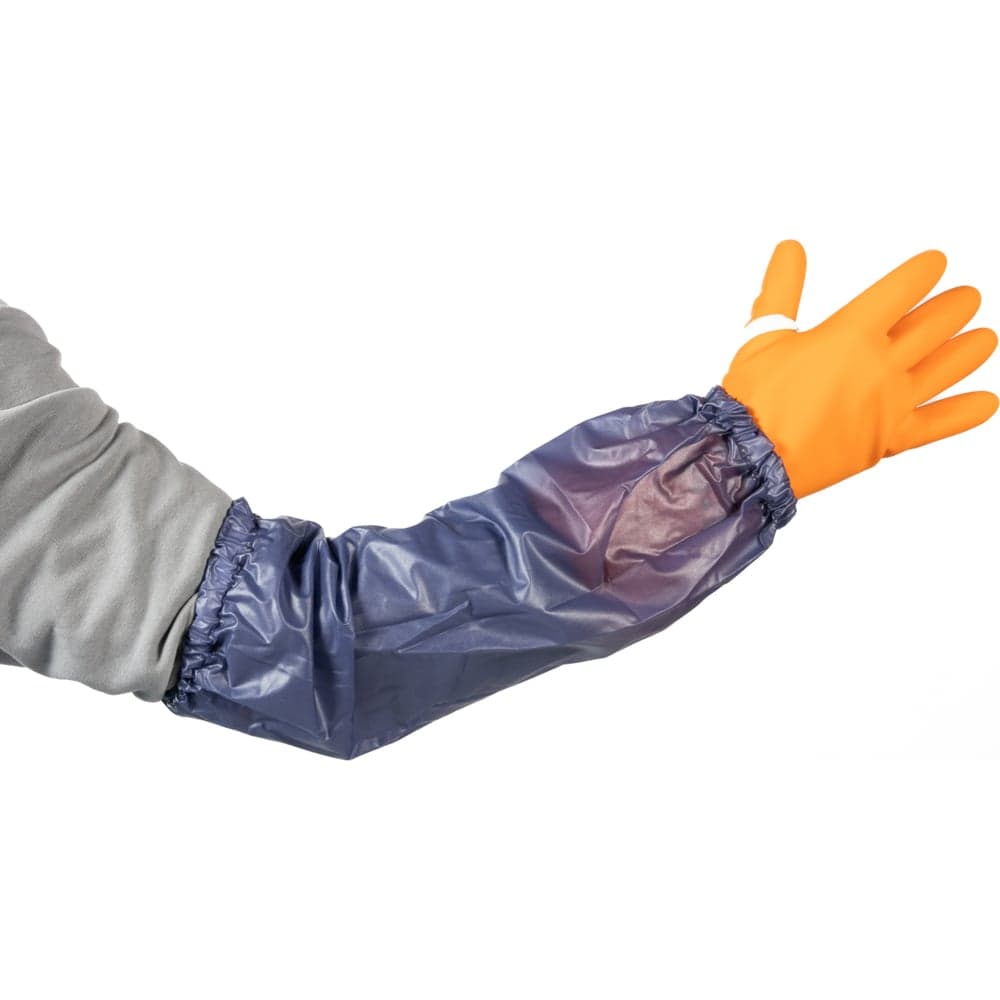 Нарукавники Jeta Safety защитные из ПВХ от кислот и щелочей, КЩС, длина 57 см, JVC-256