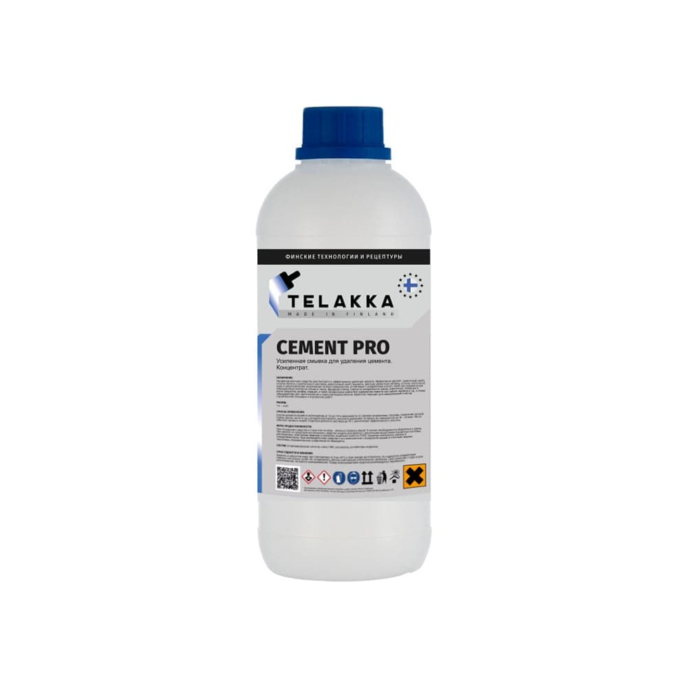 Усиленная смывка цемента Telakka CEMENT PRO 1л 4673763647117
