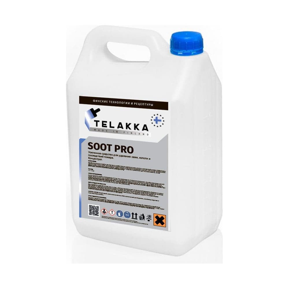 Усиленное средство для очистки сажи и копоти Telakka SOOT PRO 5л 4673763647414