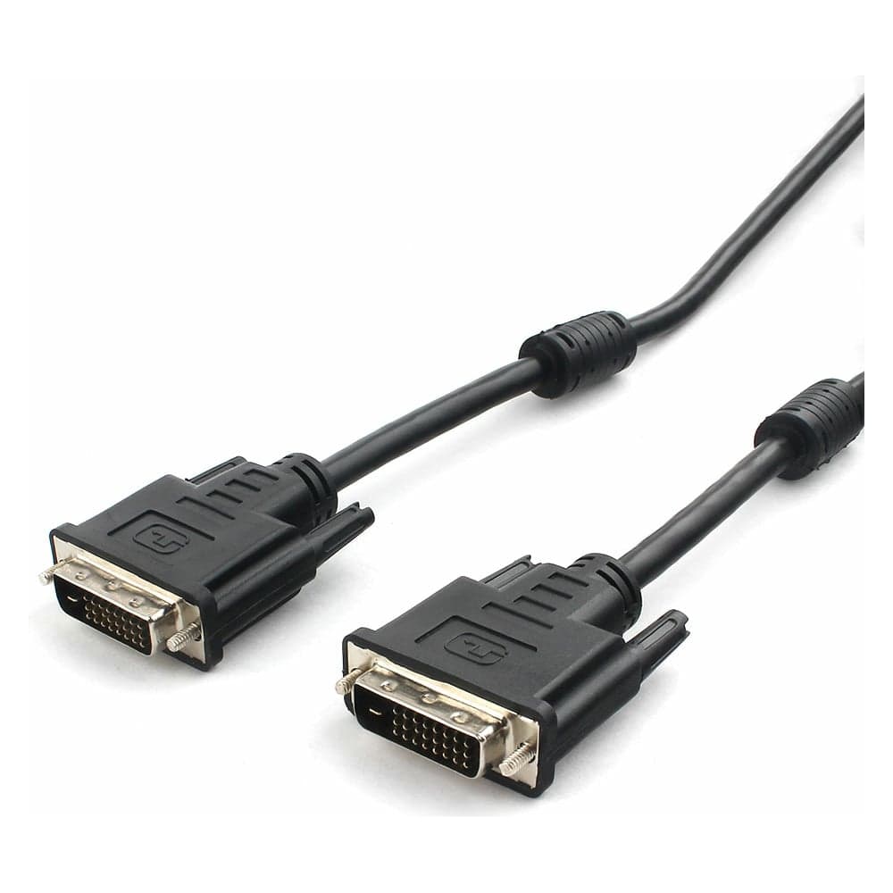 Кабель Cablexpert DVI-D, dual link, 25M/25M, 3.0м, CCS, черный CC-DVI2L-BK-10