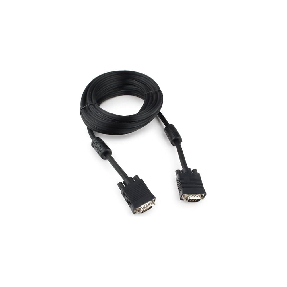 Кабель Cablexpert Premium VGA 15M/15M, 5.0м, черный CC-PPVGA-5M-B
