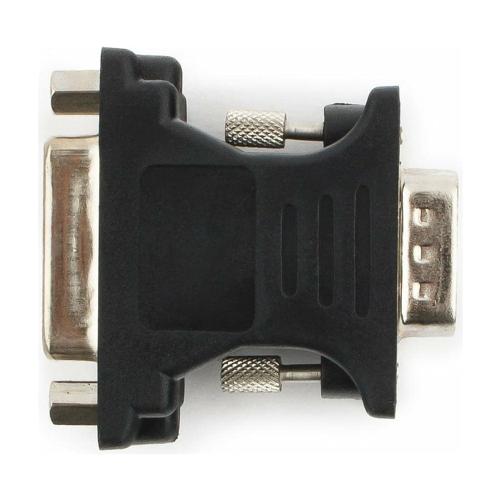Переходник Cablexpert VGA-DVI-I15M/25F пакет A-VGAM-DVIF-01 черный
