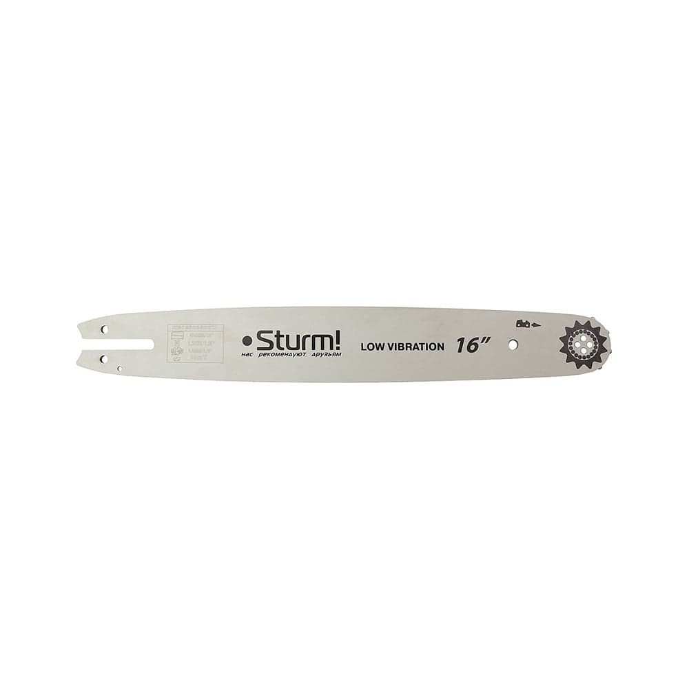 Пильная шина 40 см, 3/8", 1.3 мм, 55 звеньев Sturm SB1650380St