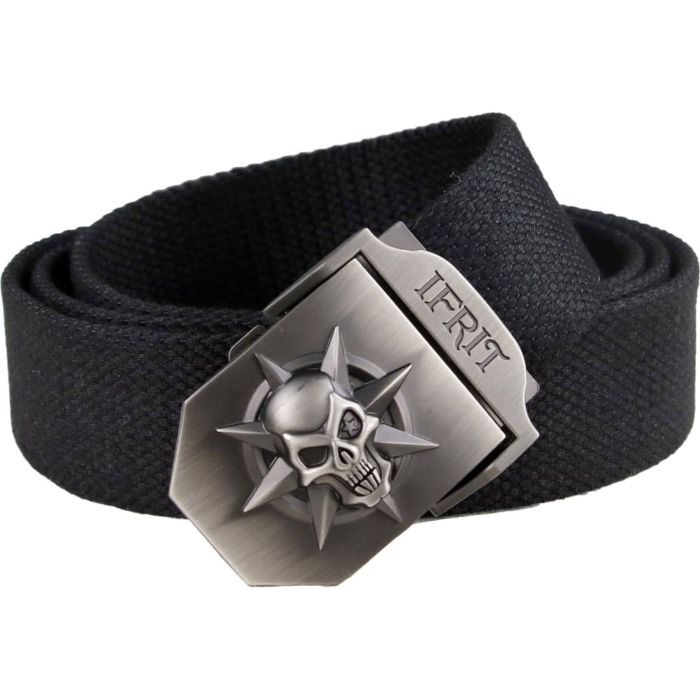 Ремень Ifrit Skull Danger Polypropylene пряжка алюминиевый сплав черный Рем-644 4680232391617