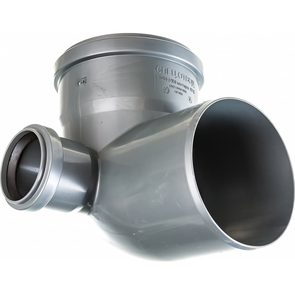 Отвод LAMMIN 110х90°, с 2-мя патрубками 50 мм Lm35041250902