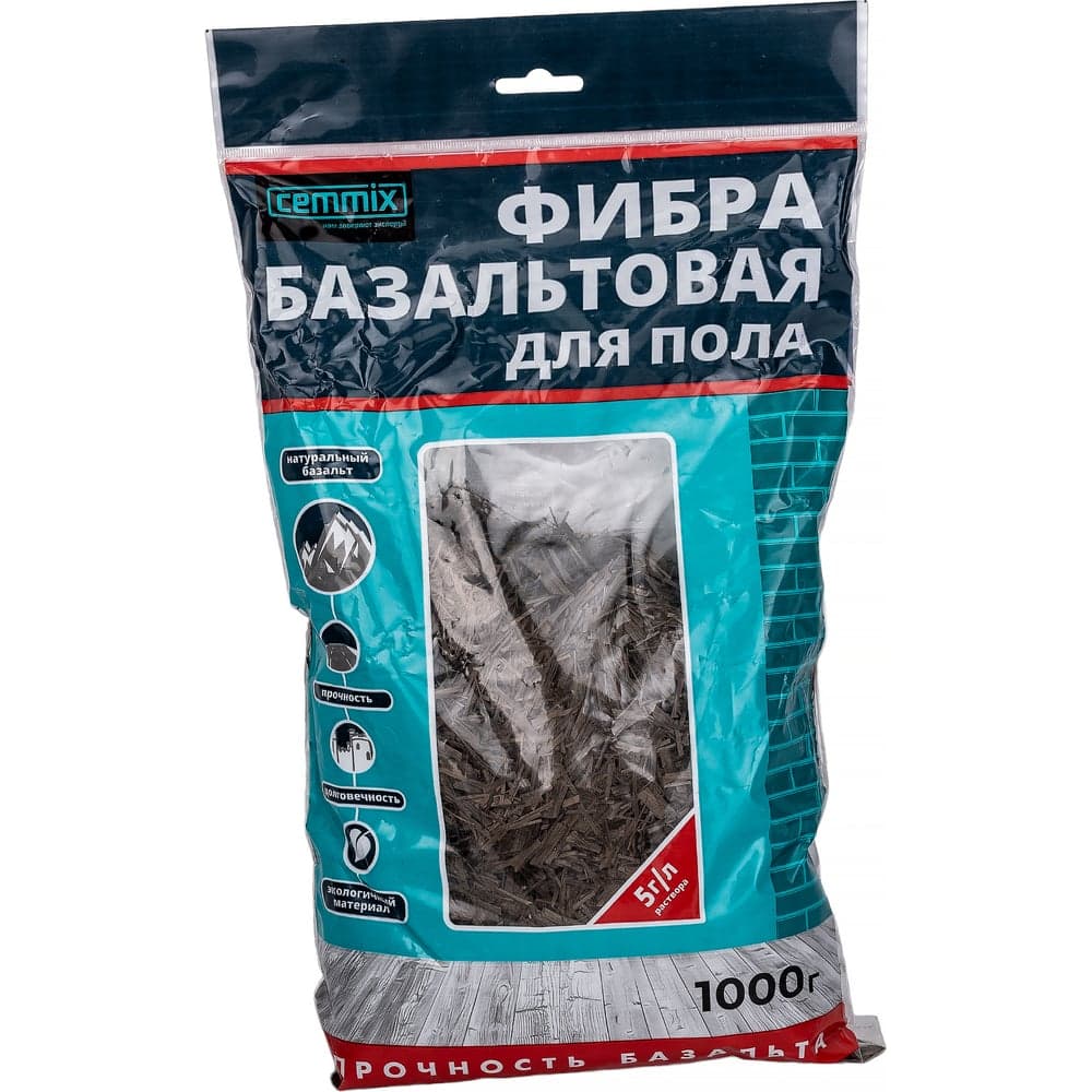 Базальтовая фибра CEMMIX Fibra R, 1 кг 82553541