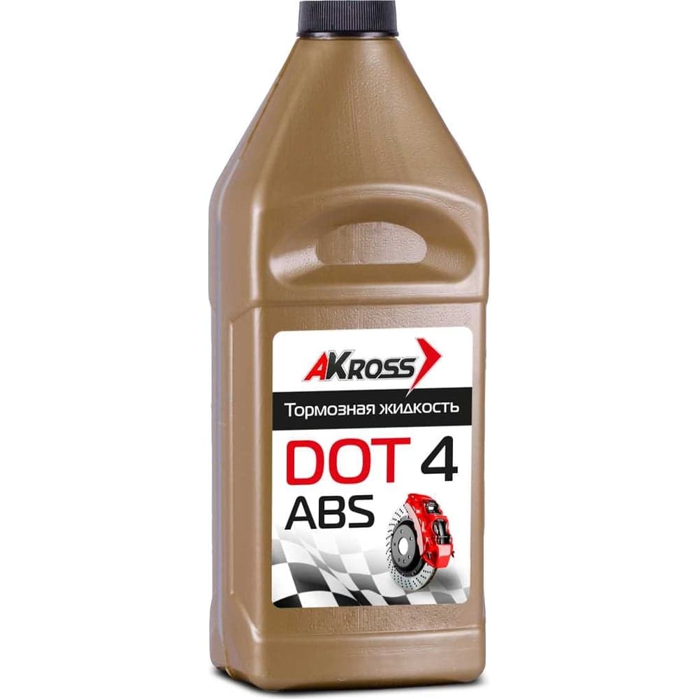 Тормозная жидкость AKross Dot-4 910 гр, золото AKS0002DOT