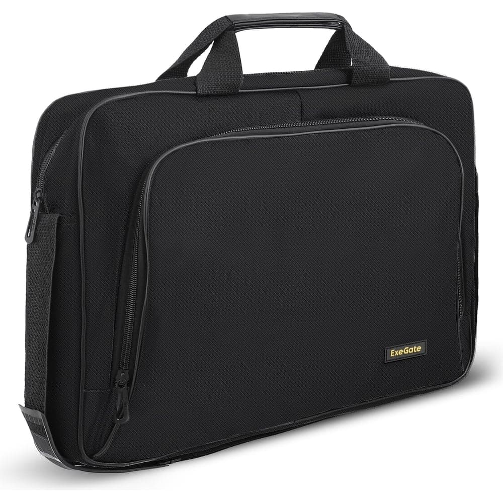 Сумка ExeGate Office F1596 Black, черная, полиэстер, для ноутбуков до 15.6 " 264611