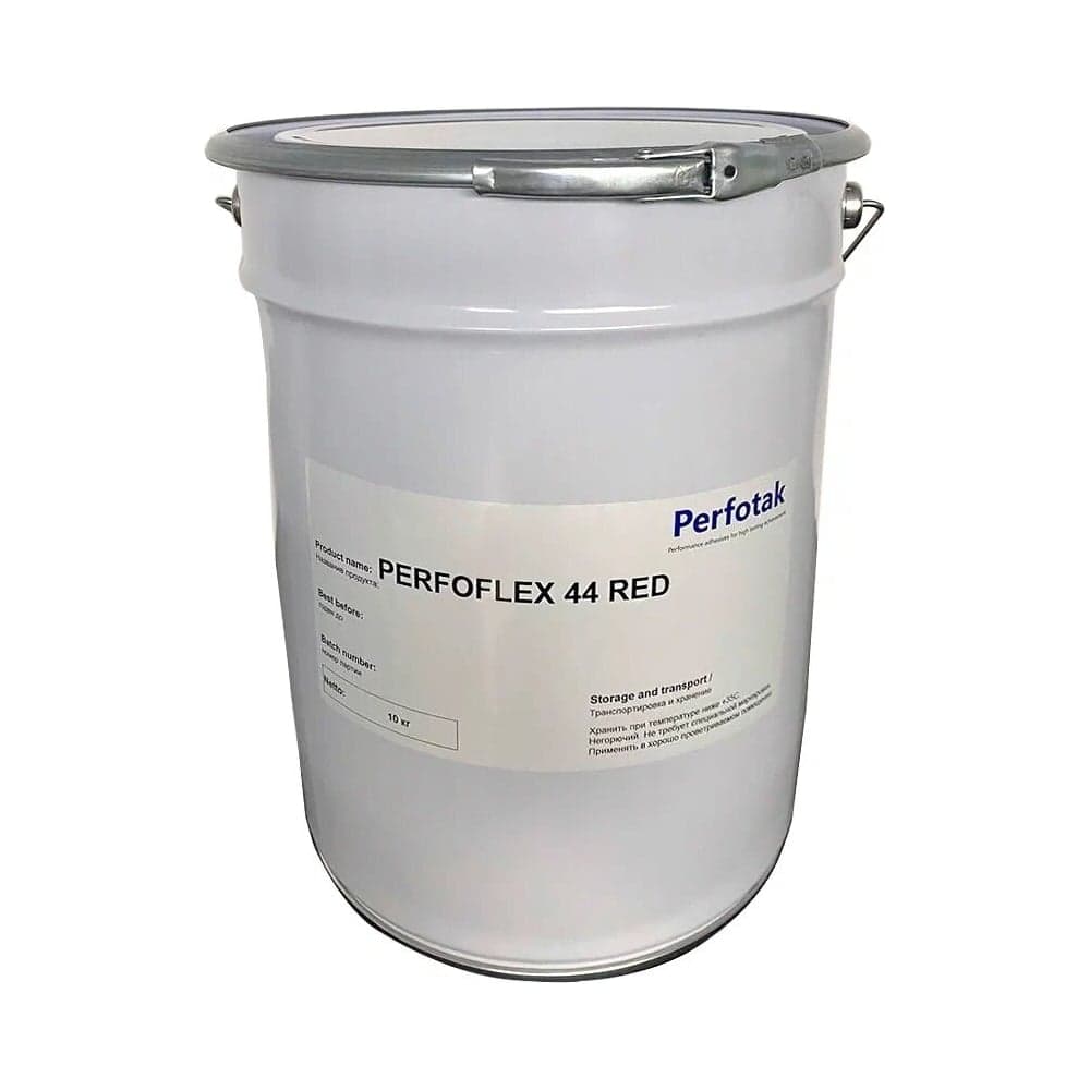 Негорючий жидкий клей Perfotak Perfoflex 44 RED 10 кг PFX44RED003