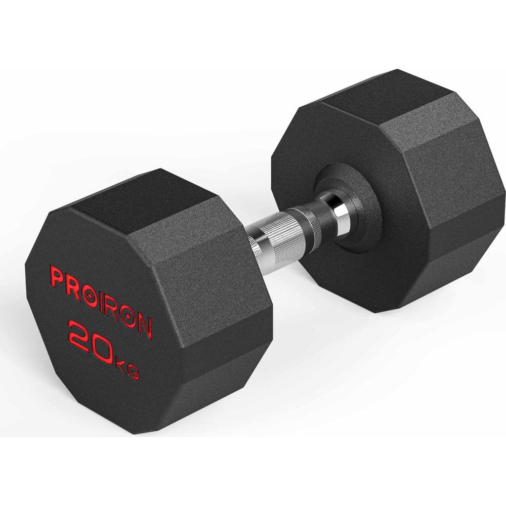 Гантель обрезиненная PROIRON 20 кг Г1200ОБР