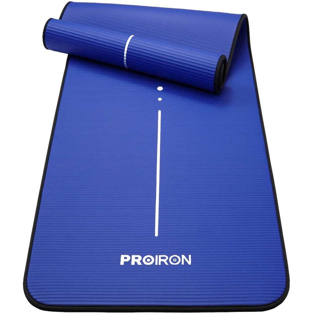 Коврик для йоги и фитнеса PROIRON 1830x660x10 мм, NBR, синий К18610НС