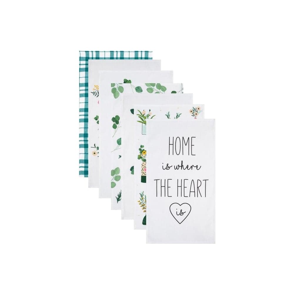 Набор полотенец кухонных Доляна Garden life 35x60 см-7шт, 100% хлопок 6853366