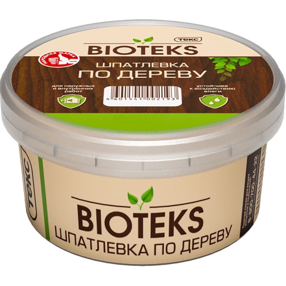 Шпатлевка по дереву Текс Bioteks Профи бук 0,25кг 700001378