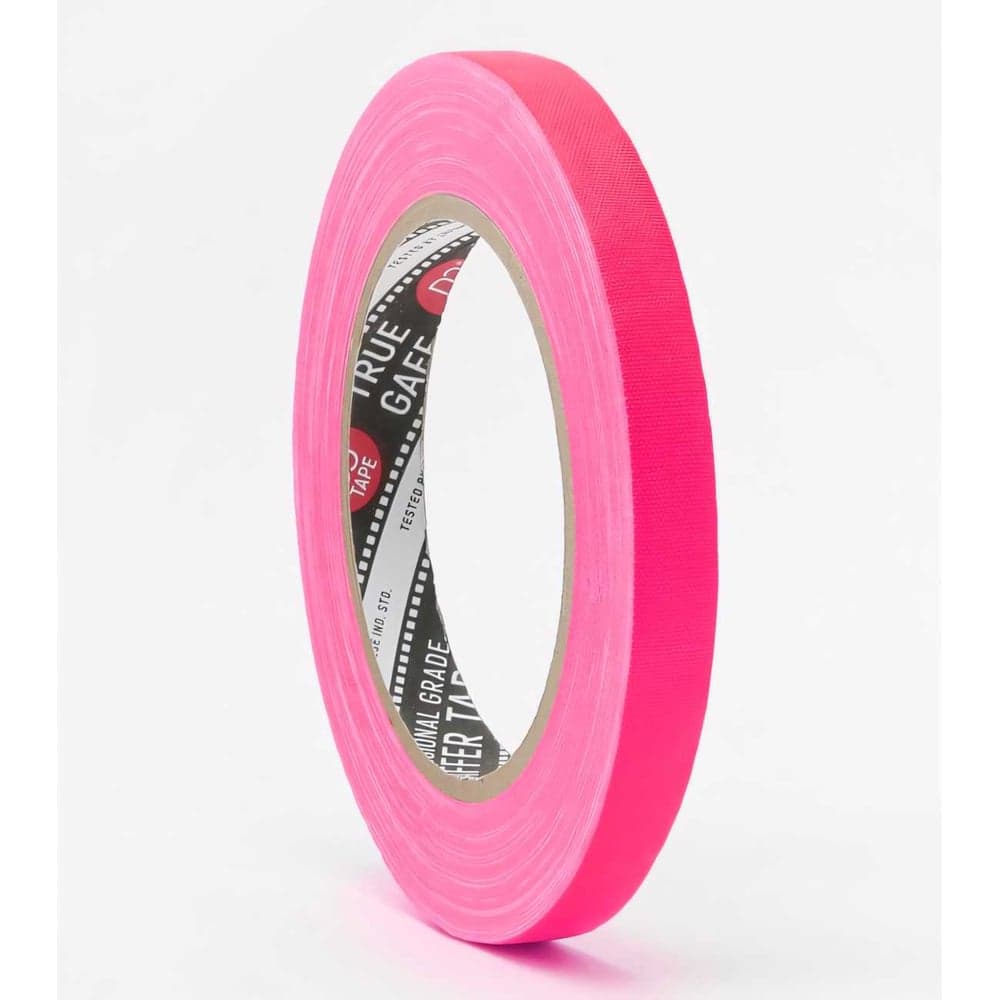 Клейкая лента TrueGaff DGTAPE - Гаффа тейп 12мм/23м - Розовый TrueGAFF12/25/FL-P